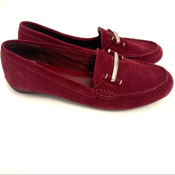 Lauren Ralph Lauren Shoes - NWOT Ralph Lauren Red Christiana Loafer Flat 8